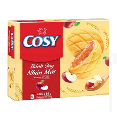 Cosy Biscuit with Apple Jam Inside 240g x 12 Boxes