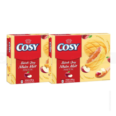 Cosy Biscuit with Apple Jam Inside 240g x 12 Boxes