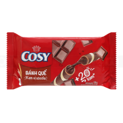 Cosy Wafer Roll Chocolate 135g x 24 Bags