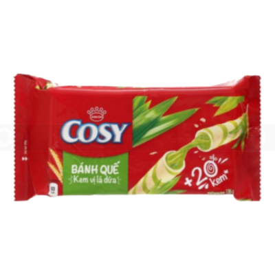 Cosy Wafer Roll Pandan Leaf 135g x 24 Bags