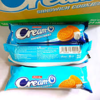 Cream-O Sandwich Cookies Milk Cream 85g x 24 Bags
