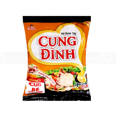 Cung Dinh Crab & Laksa Leaves Instant Noodle 79g x 30 bags