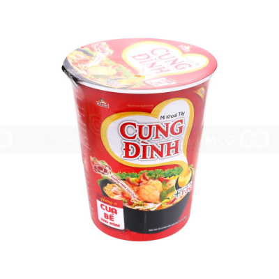 Cung Dinh Crab & Laksa Leaves Instant Noodle 65g x 24 cups