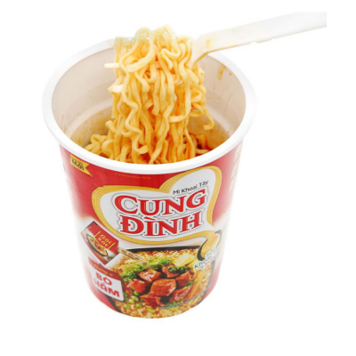 Cung Dinh Kool Stewed Beef Instant Noodle 64g x 24 Cups