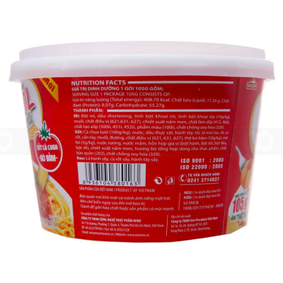 Wholesale Cung Dinh Kool Spaghetti 105g x 12 bowls