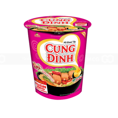 Cung Dinh Sparerib With Bamboo Shoots Instant Noodle 65g x 24 cups