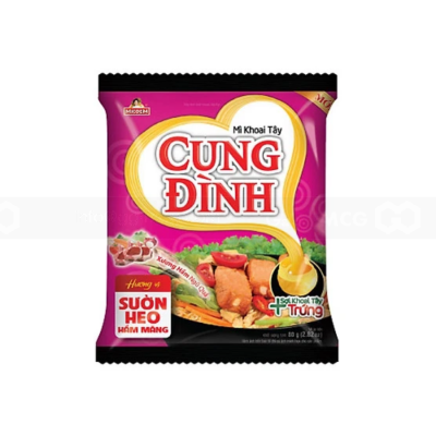 Cung Dinh Sparerib With Bamboo Shoots Instant Noodle 79g x 30 bags