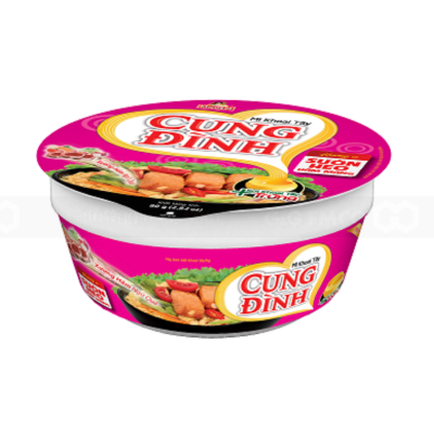 Cung Dinh Sparerib With Bamboo Shoots Instant Noodle 79g x 12 bowls