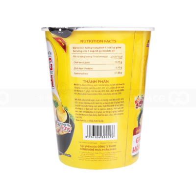 Cung Dinh Stewed Chicken Instant Noodle 65g x 24 cups