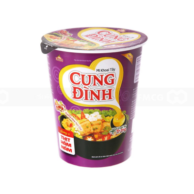 Cung Dinh Stewed Pork With Mushroom Instant Noodle 65g x 24 cups