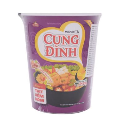 Cung Dinh Stewed Sparerib With Five Fruits Instant Noodle 65g x 24 cups