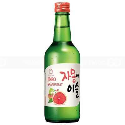 Wholesale JINRO Soju Grapefruit Alc. 13% 360ml x 20 bottles