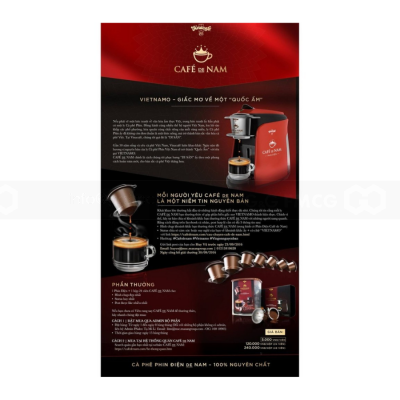 Vinacafe Café de Nam Capsule Coffee 7g x 24 Capsule x 24 Bags