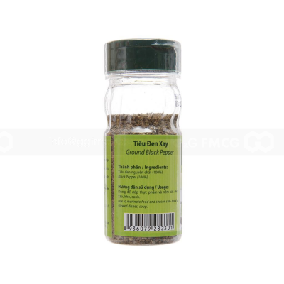 Dh Foods Ground Black Pepper 45g x 48 Bottles