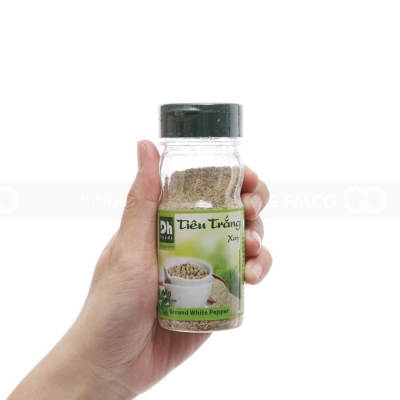 Dh Foods Ground White Pepper 45g x 48 Bottles