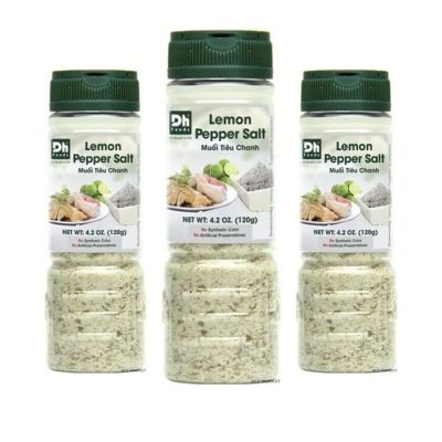 DH Foods Lemon Pepper Salt 120g x 24 bottles