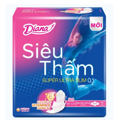 Diana Super Dry Ultra Thin Wings (0.1mm) 8P x 48 Pack