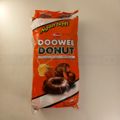 Doowee Donut Chocolate Cake with Orange Jam 348g (12 x 29g) x 10 bags