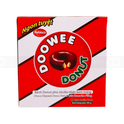 Doowee Donut Chocolate Topping Cake With Egg Cream 58g (2 x 29g) x 60 boxes