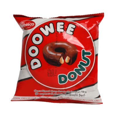 Doowee Donut Chocolate Topping Cake With Egg Cream 290g (10 x 29g) x 10 boxes