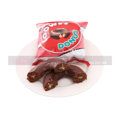 Doowee Donut Chocolate Topping Cake With Egg Cream 290g (10 x 29g) x 10 boxes