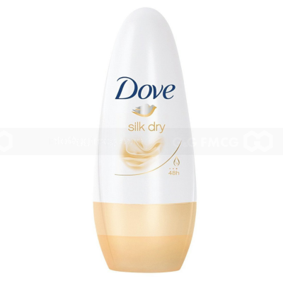 Wholesale Dove Deodorant Roll on Silk Dry 40ml x 24 tubes