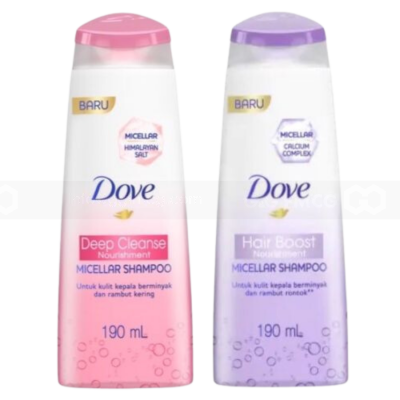 Dove Shampoo Micellar Deep Cleanse 190ml x 24 pcs