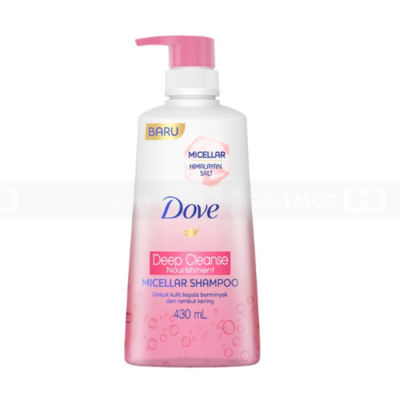 Dove Shampoo Micellar Deep Cleanse 430ml x 12 pcs