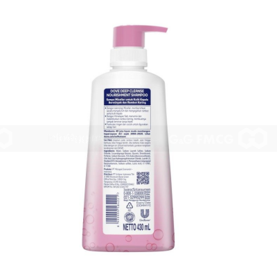 Dove Shampoo Micellar Deep Cleanse 430ml x 12 pcs