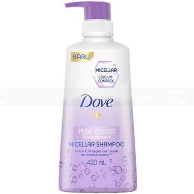 Wholesale Dove Shampoo Micellar Hair Boost 430ml x 12 pcs