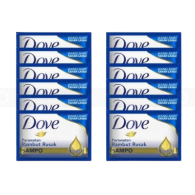 Dove Shampoo Perawatan Rambut Rusak 9ml x 480 pcs