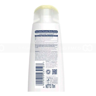 Dove Shampoo Perawatan Rontok 70ml x 48 pcs