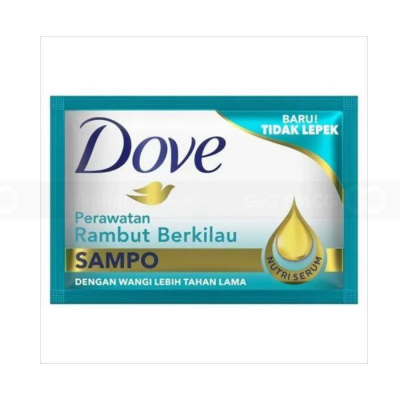 Dove Shampoo Rambut Berkilau 9ml x 480 pcs