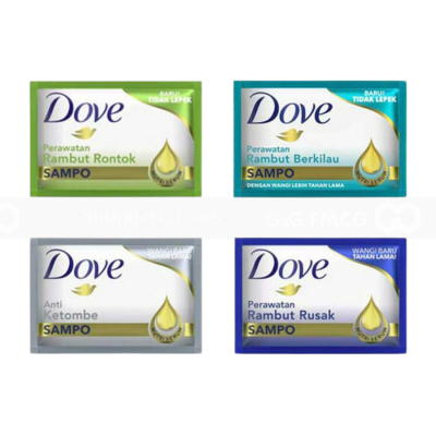 Dove Shampoo Rambut Berkilau 9ml x 480 pcs
