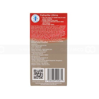Durex Comdom Fetherlite Ultima 12 pcs x 288 Boxes