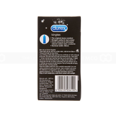 Durex Comdom Kingtex 12 pcs x 144 Boxes