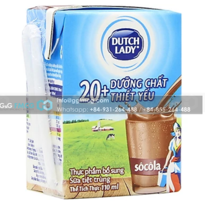 Dutch Lady UHT Chocolate Milk 110ml x 48