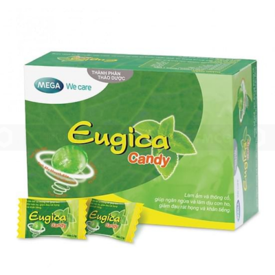 Eugica Herbal Candy Reducing Cough 100 Pcs x 50 Boxes