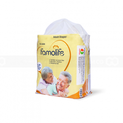 Famolife Adult Diapers M10 x 8 Bags