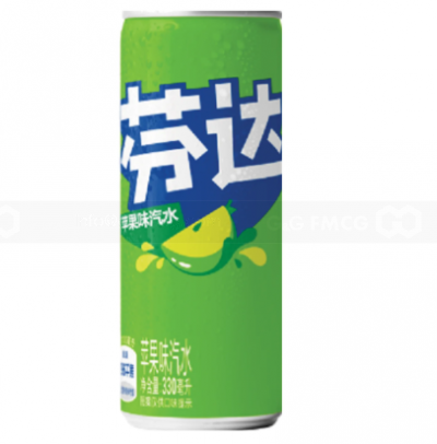 Wholesale Fanta Green Apple Flavor Can 330ml x 24 Cans 