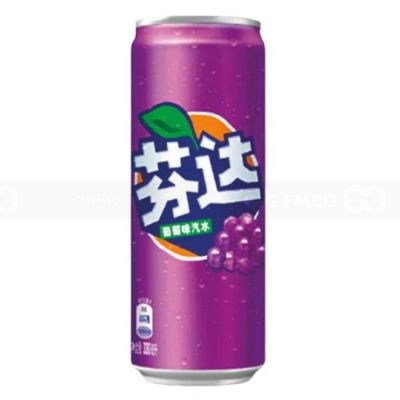 Wholesale Fanta Grape Flavor Can 330ml x 12 Cans