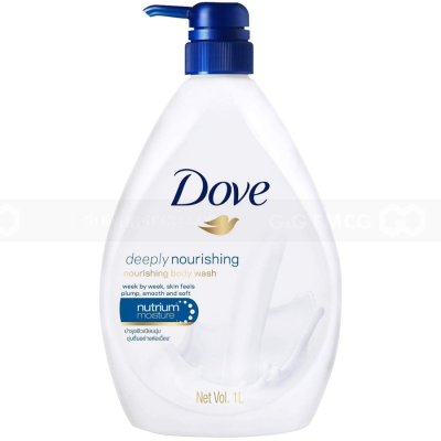 Wholesale Dove Body Wash Deeply Nourishing 1000ml x 12 pump bottles
