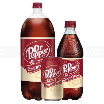 Wholesale Dr Pepper Cream Soda 12oz x 24 cans