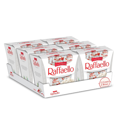 Ferrero Raffaello Almond Coconut Candy 150g x 6 Boxes