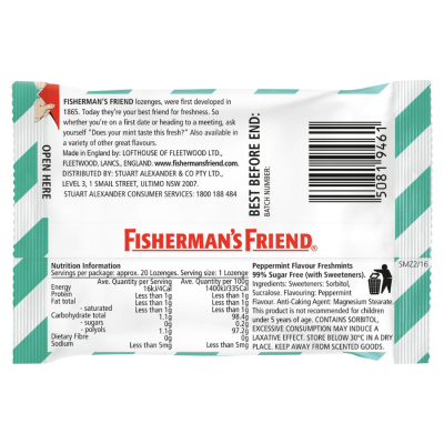 Fisherman's Friend Sugarfree Candy Mint 25g x 24 Packs x 12 Boxes