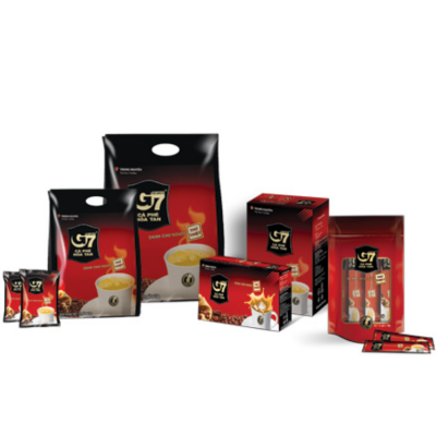 G7 Pure Black Instant Coffee 2g x 100 Sachets x 6 Bags