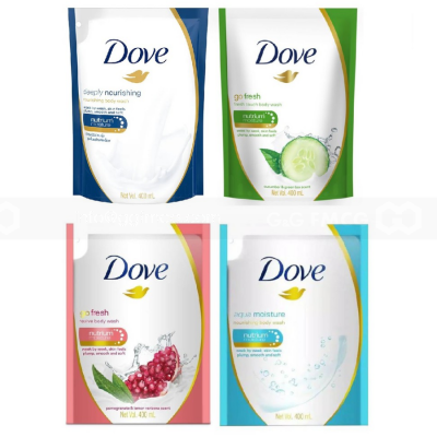 Wholesale Dove Body Wash Go Fresh Revive Refill 400ml x 24 pcs