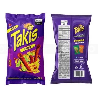 Wholesale Takis Fuego 90gr x 35pcs