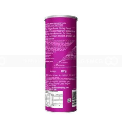 Wholesale Pringles Fusion Chutney Flavour, Crunchy & Crispy 102gr x 16 pcs