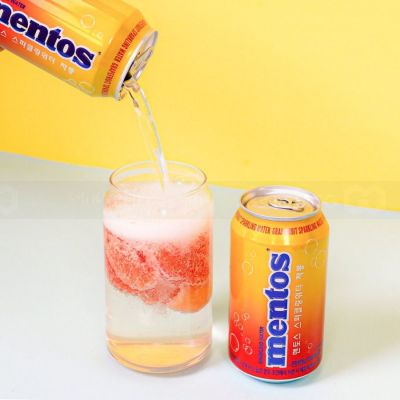 Wholesale Mentos Sparkling Water Grapefruit 355ml x 24pcs